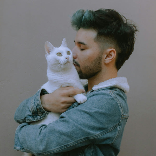 John & his dog, Max.